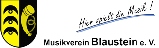 Wappen des Musikverein Blaustein - Hier spielt die Musik